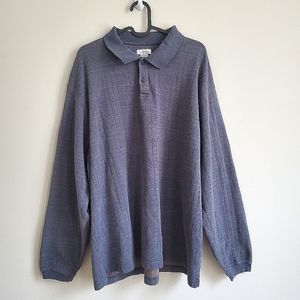 Men's Van Heusen Soft Bluish Grey Long Sleeve Sweatshirt - Size XXL